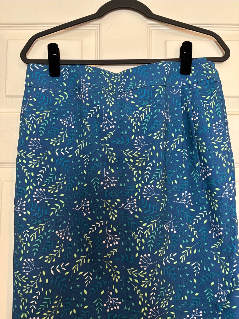 Rip Skirt Hawaii Blue Floral-Print Wrap Skirt - Picture 2 of 8